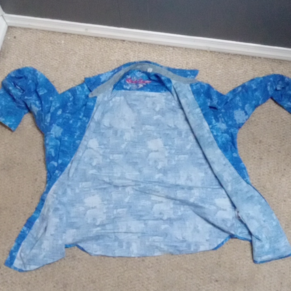 Robert graham blue sports long-sleeved button up
